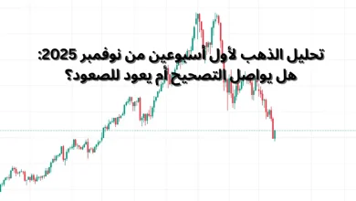 تحليل الذهب لأول أسبوعين من نوفمبر 2025: هل يواصل التصحيح أم يعود للصعود؟