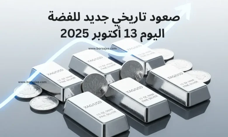 سعر الفضة اليوم 13 اكتوبر 2025