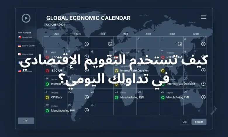 كيف تستخدم التقويم الإقتصادي في تداولك اليومي؟